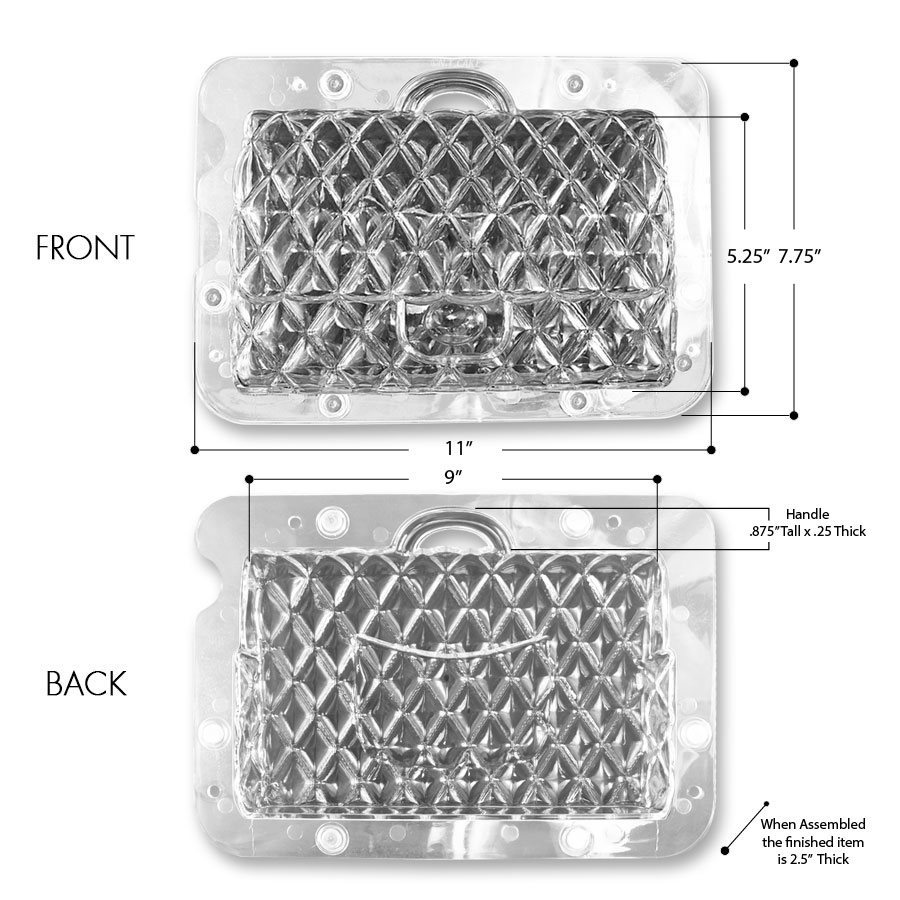 Silicone Tray with Molds, Designer Handbags