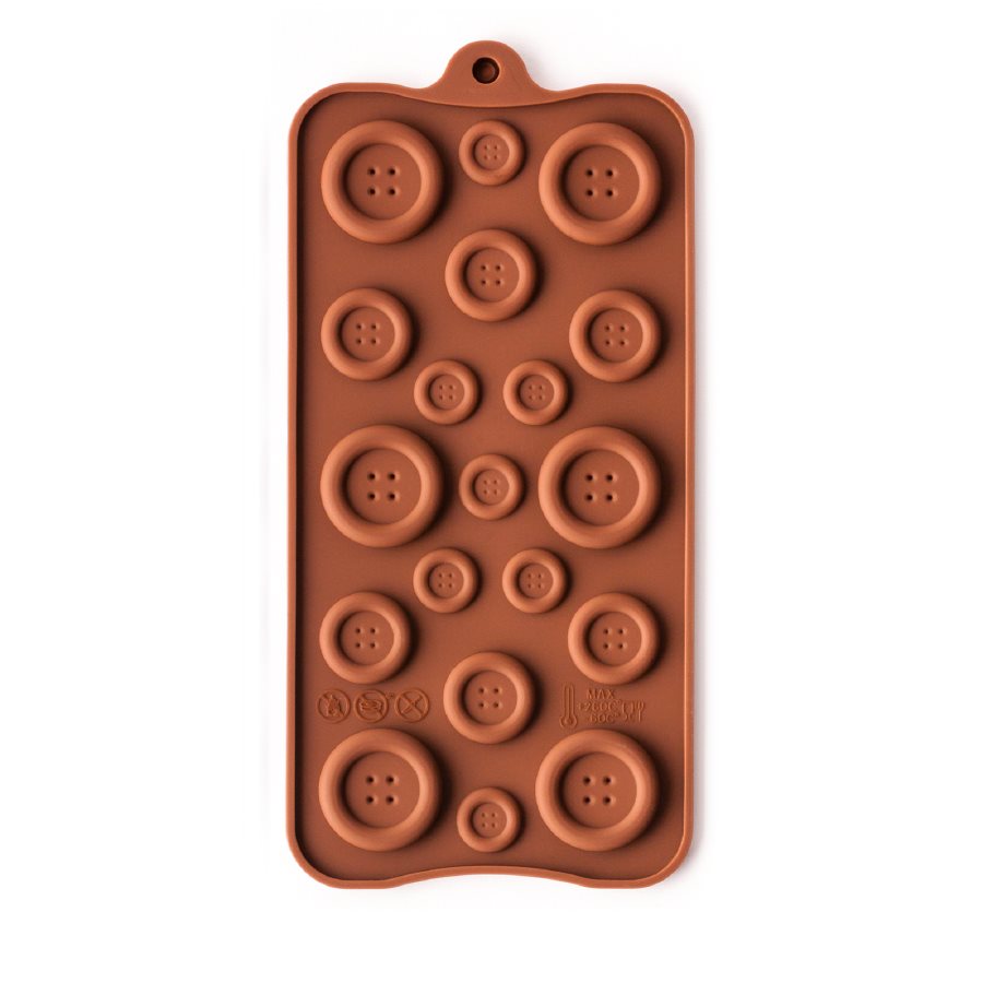 NY Cake Buttons Silicone Chocolate Mold