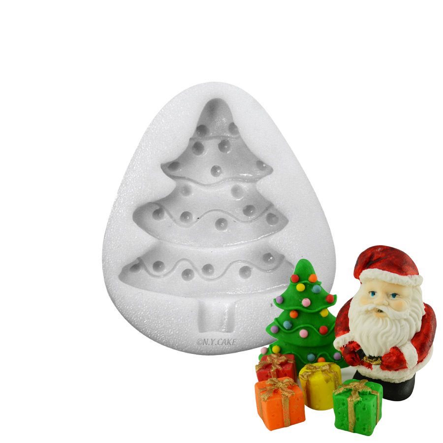 Tcplyn Premium Silicone Cake Mould Christmas Chocolate Fondant Molds Silicone Baking Molds 