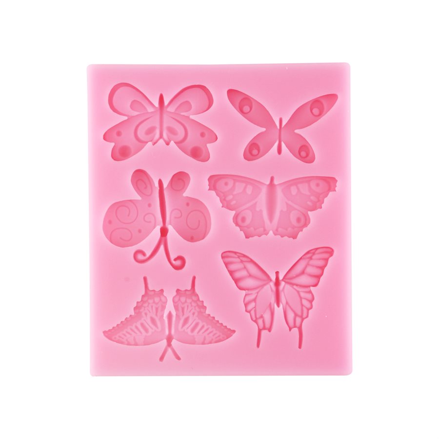 Assorted Butterflies Silicone Mold