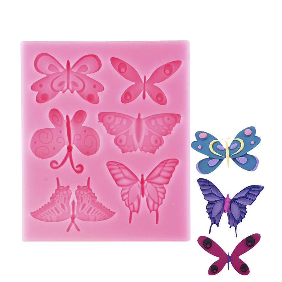 Butterfly Accent Silicone Mold