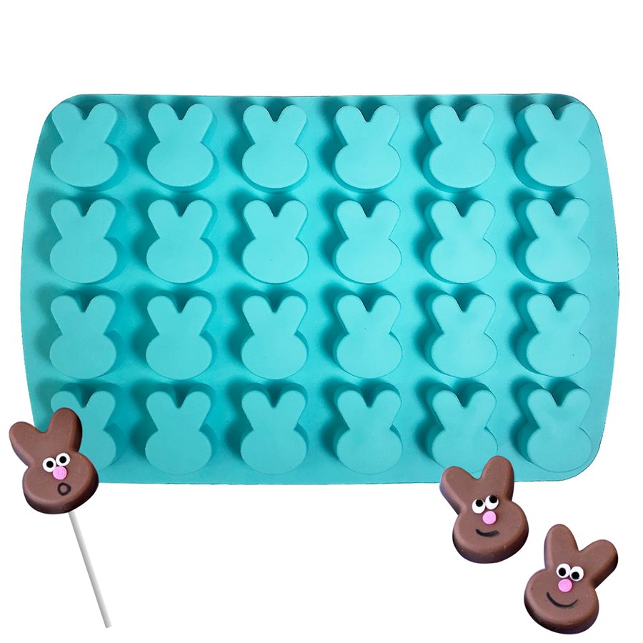 Bunny Silicone Baking Mold 24 Cavities by NYcake